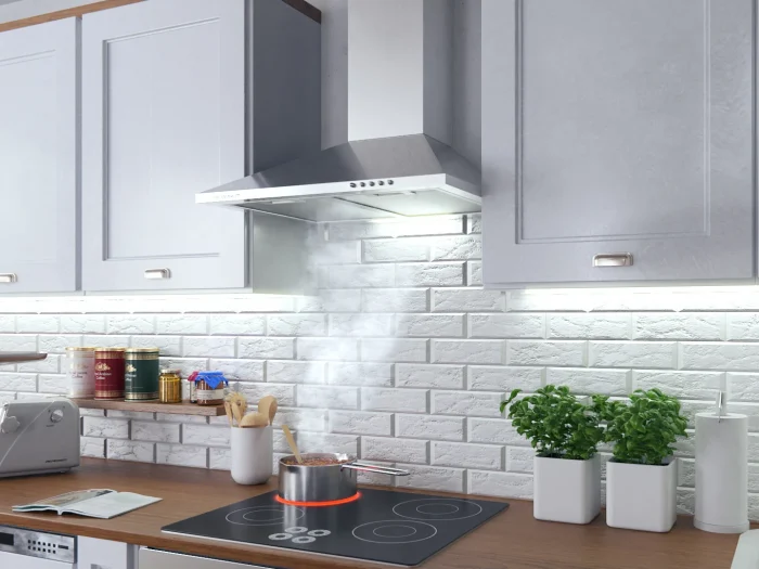 Витяжка кухонна камінна 60см Berdsen BT-213 INOX - Зображення 6