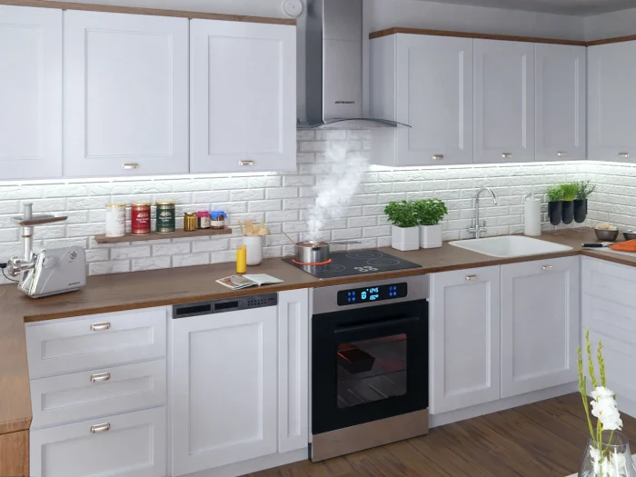 Витяжка кухонна камінна 60см Berdsen BT-202 - Зображення 6