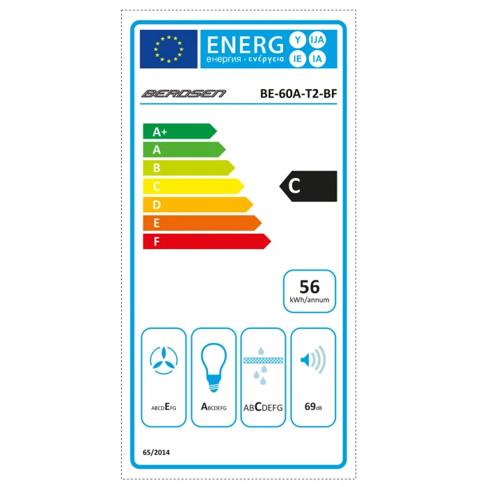 Витяжка камінна кухонна 60см Berdsen BE-60A-T2 INOX - Зображення 7