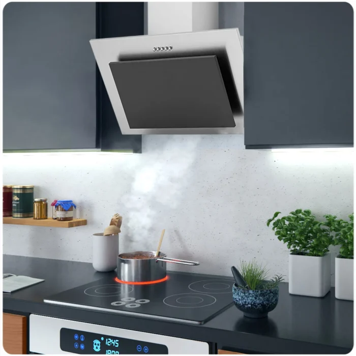 Витяжка кухонна 60см Inox + чорний BT-209 - Зображення 7