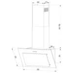 Витяжка кухонна 60см Inox + чорний BT-209 - Зображення 17
