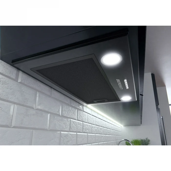 Витяжка кухонна під шафу 52см чорна BE-50 - Зображення 5