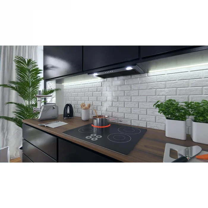 Витяжка кухонна під шафу 52см чорна BE-50 - Зображення 6