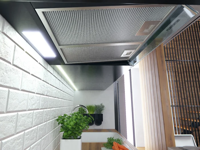 Витяжка підкорпусна кухонна - абсорбер 60см Berdsen BE-10-A чорна - Зображення 6