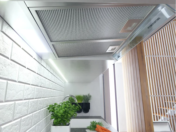 Витяжка підкорпусна кухонна - абсорбер 60 см Berdsen BE-10-A INOX - Зображення 3