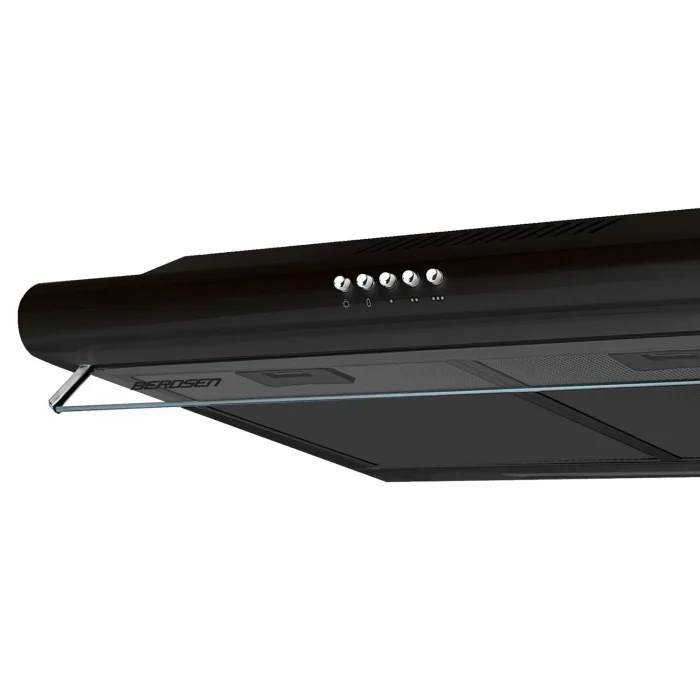 Витяжка підкорпусна кухонна - абсорбер 60см Berdsen BE-10-A чорна - Зображення 3