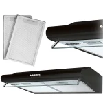 Витяжка підкорпусна кухонна - абсорбер 50см Berdsen BE-10-A чорна