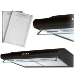 Витяжка підкорпусна кухонна - абсорбер 60см Berdsen BE-10-A чорна