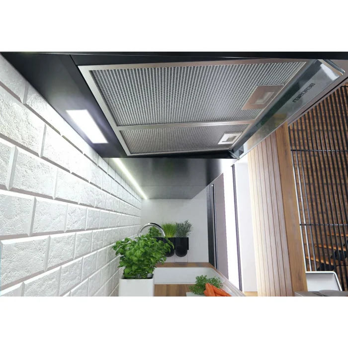 Витяжка підкорпусна кухонна - абсорбер 60см Berdsen BE-10-A чорна - Зображення 5