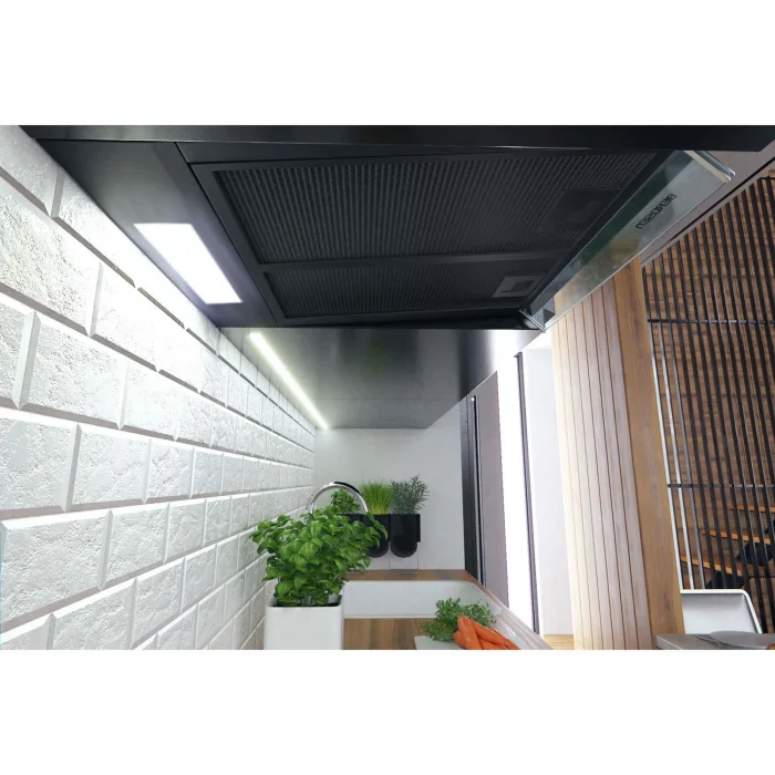 Витяжка підкорпусна кухонна - абсорбер 50см Berdsen BE-10-A чорна - Зображення 5