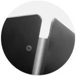 Витяжка кухонна скляна підвісна 60см чорна BT-222 - Зображення 6