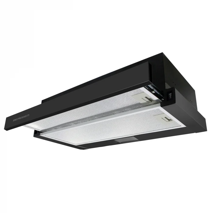 Витяжка кухонна телескопічна 50см чорна BT-234 - Зображення 2