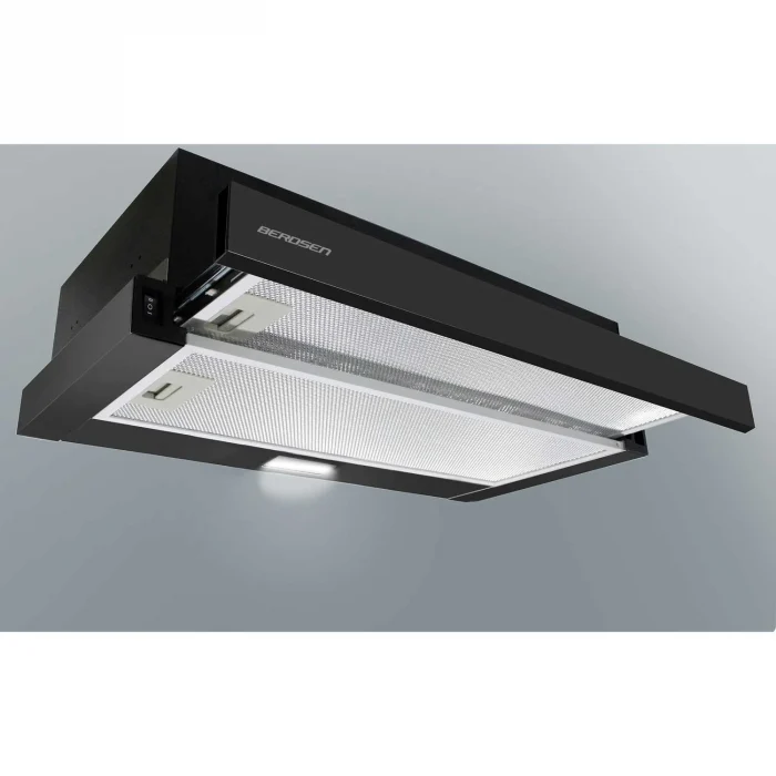Витяжка кухонна телескопічна 50см чорна BT-234 - Зображення 6
