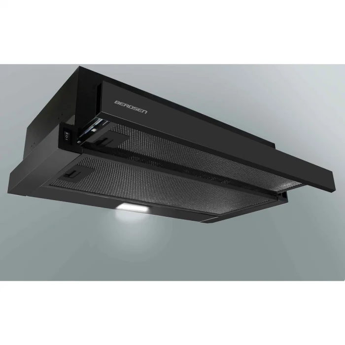 Витяжка кухонна телескопічна 50см чорна BT-238 - Зображення 4