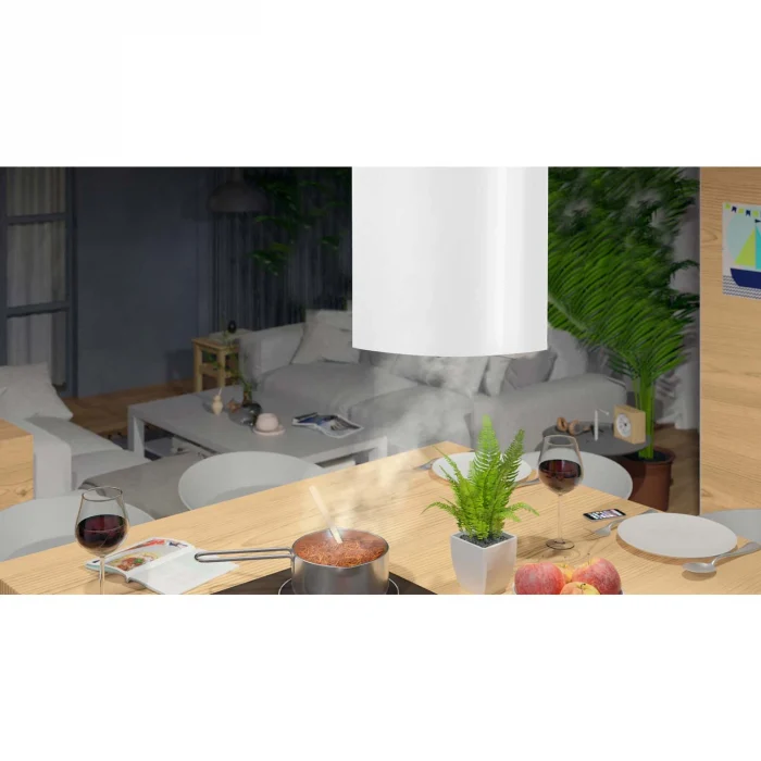 Витяжка кухонна підвісна 35см біла BT-228 - Зображення 7