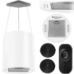 Витяжка кухонна підвісна 35см біла BT-228