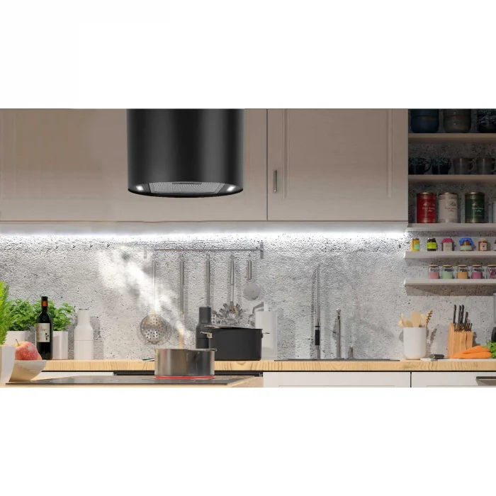Витяжка кухонна підвісна 35см чорна BT-227 - Зображення 5