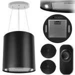 Витяжка кухонна підвісна 35см чорна BT-227 - Зображення 11