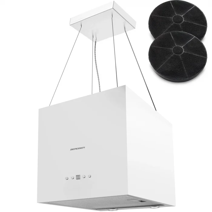 Острівна кухонна витяжка 40 см Berdsen 40E + 2 фільтра - Зображення 2