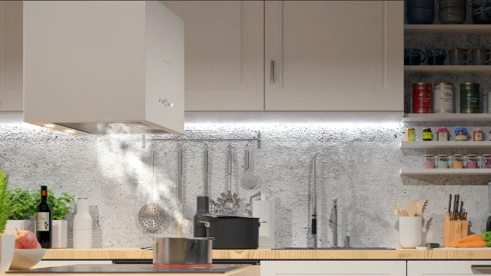 Острівна кухонна витяжка 40 см Berdsen 40E + 2 фільтра - Зображення 6