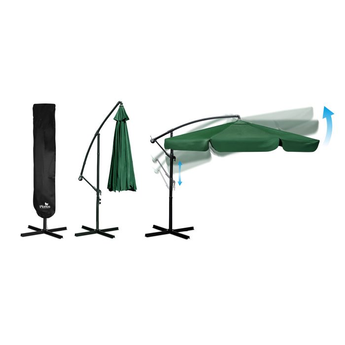Складана садова парасоля 350 см з чохлом Plonos PL-880 - Практичний та стильний - Зображення 7