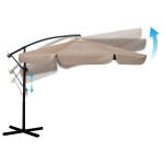 Складана садова парасоля 350 см з чохлом Plonos PL-880 - Практичний та стильний - Зображення 6