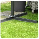 Складаний садовий парасоль 6 сегментів бежевий 350 см - Ідеальний для вашого двору - Зображення 11