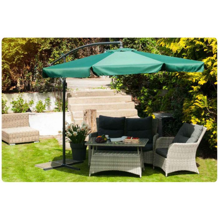 parasol-ogrodowy-skladany-6-se_1055 Складаний садовий парасоль 6 сегментів зелений 350 см - Сучасний дизайн та комфорт - Зображення 4