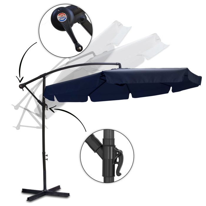 parasol-ogrodowy-skladany-8-s_19984 Складаний садовий парасоль 8 сегментів синій 350 см - Сучасний дизайн та комфорт - Зображення 9