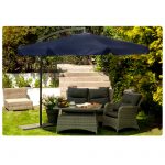 Складаний садовий парасоль 8 сегментів синій 350 см - Сучасний дизайн та комфорт - Зображення 6