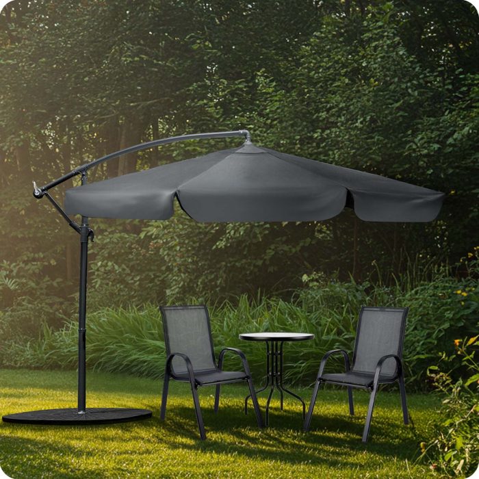 parasol-ogrodowy-skladany-8-s_50673 Складана садова парасоля 8 сегментів 350 см з чохлом Plonos PL-881 - Найкращий вибір для вашого саду - Зображення 11