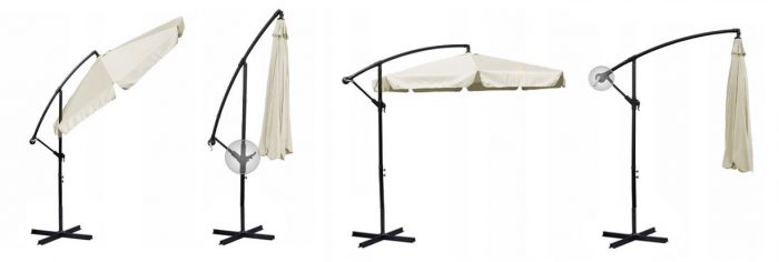 parasol-ogrodowy-skladany-8-se_1075 Складаний садовий парасоль 8 сегментів бежевий 350 см - Елегантний та функціональний - Зображення 12