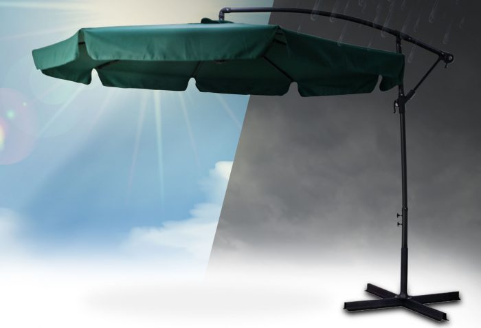 parasol-ogrodowy-skladany-8-se_1083 Складаний садовий парасоль 8 сегментів зелений 350 см - Яскравий та функціональний - Зображення 9