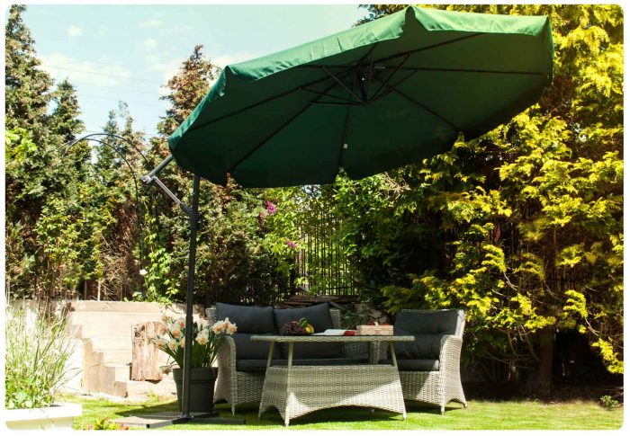 parasol-ogrodowy-skladany-8-se_1086 Складаний садовий парасоль 8 сегментів зелений 350 см - Яскравий та функціональний - Зображення 6