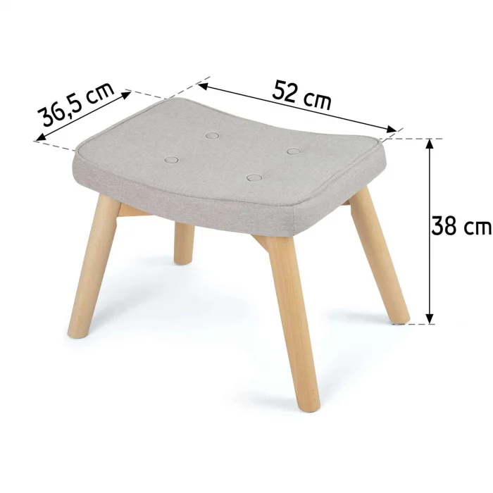 Підніжка для крісла Norse Sofatel grey - Зображення 5