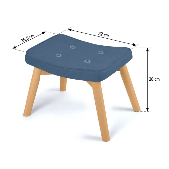 Підніжка для крісла Norse Sofatel blue - Зображення 6