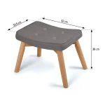 Підніжка для крісла Norse Sofotel темно-сіра - Зображення 6