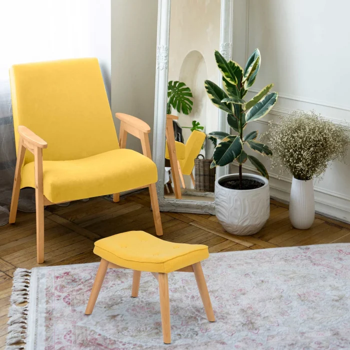 Підніжка для крісла Norse Sofotel, жовта - Зображення 5