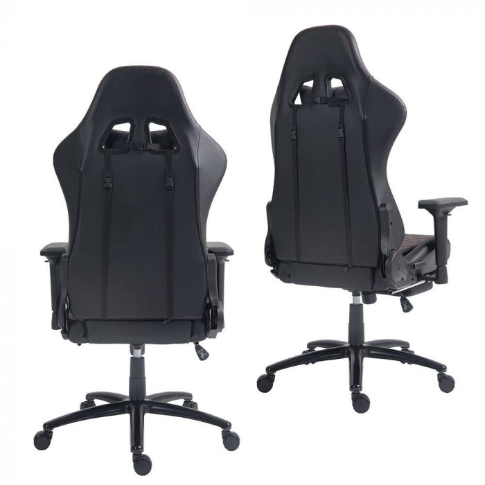 Ігрове крісло Lynxer Prestige чорний з  червоною вставкою Максимальний комфорт та підтримка для геймерів - Зображення 8