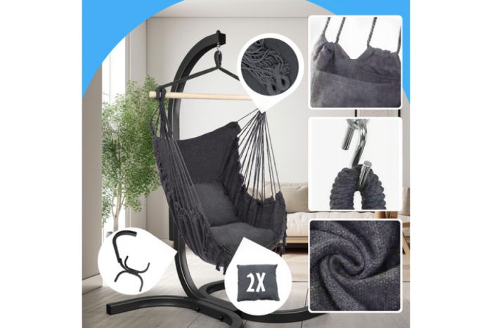 product_image_434649_518588-1200x800-1 Крісло на каркасі кокон Brazilian Boho, колір графіт Елегантне підвісне крісло для вашого комфорту - Зображення 3