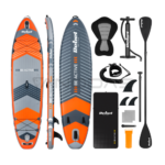 SUP дошка Rebel RBA-4507 335см помаранчевий високоякісна та маневрена дошка для комфортних прогулянок по воді" - Зображення 2