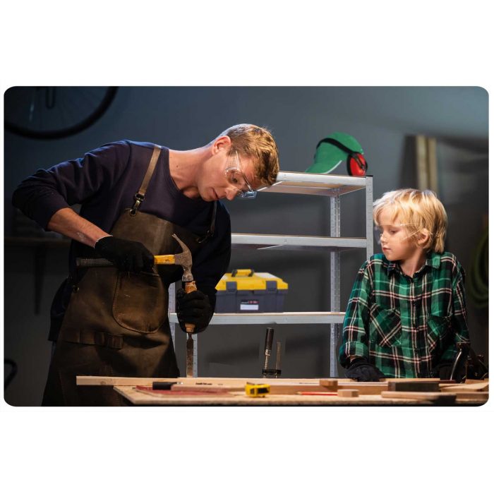 Металевий складський стелаж 180 x 90 x 40 см Plonos 470200 - Простір для великих вантажів - Зображення 8