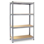 Металевий складський стелаж набір 2 шт. 180 x 90 x 40 см Plonos PL-702 - Для великого вантажу - Зображення 3