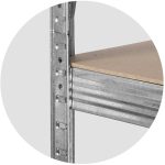 Металевий складський стелаж набір 2 шт 180 x 90 x 40 см Plonos PL-702 - Ідеальний для складів - Зображення 8