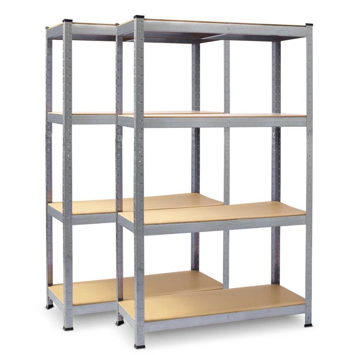 Металевий складський стелаж набір 2 шт 150 x 75 x 30 см Plonos PL-700 - Для зберігання інструментів - Зображення 15