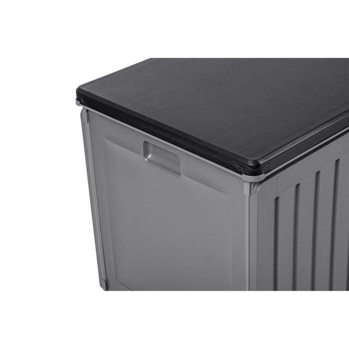 Садова скриня 109 x 51 x 55 см 270 л сіра - Стильне та містке рішення - Зображення 6