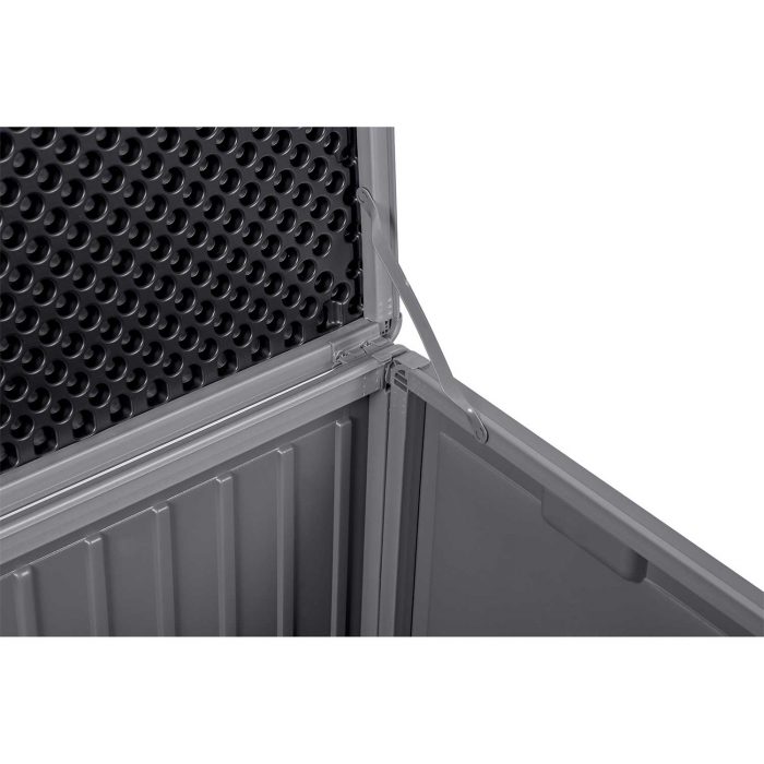Садова скриня 109 x 51 x 55 см 270 л сіра - Стильне та містке рішення - Зображення 8