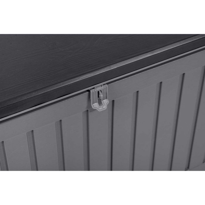 Садова скриня 109 x 51 x 55 см 270 л сіра - Стильне та містке рішення - Зображення 14
