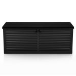 Садова скриня 143,5 x 57 x 53,5 см 390 л чорна - Практичне зберігання на вулиці - Зображення 3