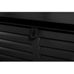 Садова скриня 143,5 x 57 x 53,5 см 390 л чорна - Практичне зберігання на вулиці - Зображення 7